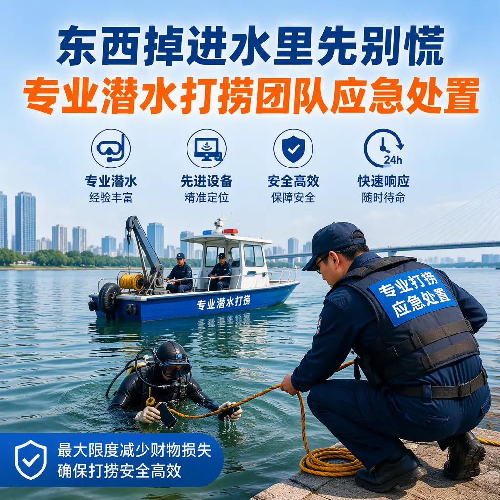 金乡东西掉进水里先别慌，专业潜水打捞团队应急处置
