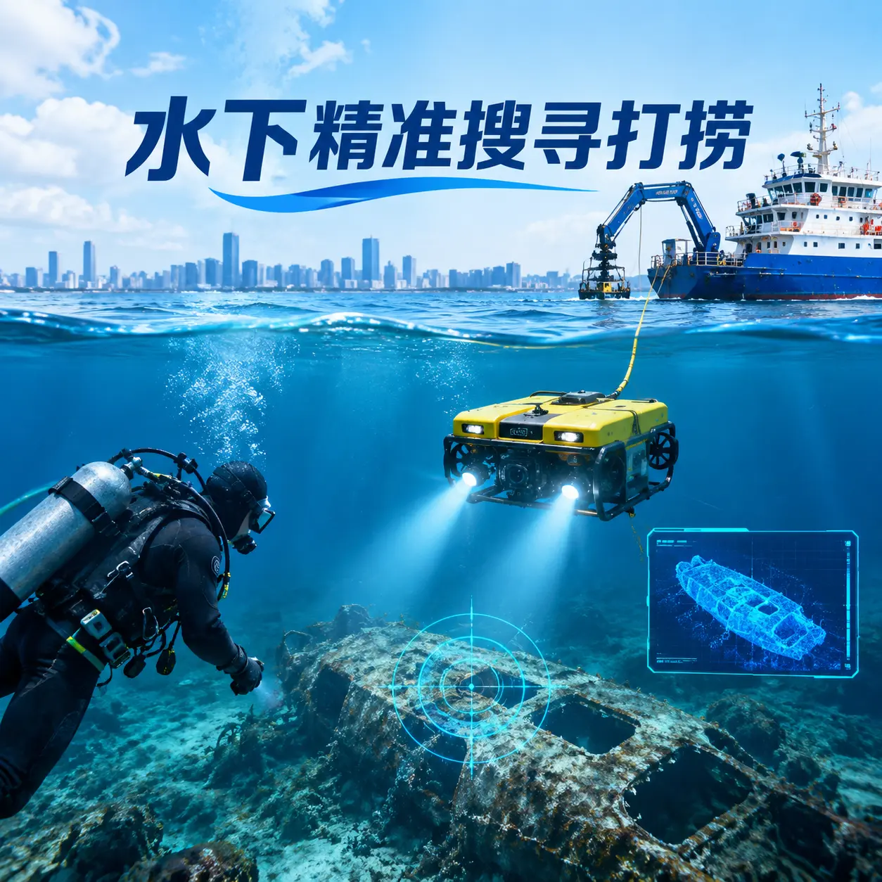 金乡水下精准搜寻打捞